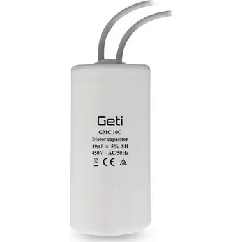 Kondenzátor ROZBĚHOVÝ MOTOROVÝ KONDENZÁTOR 10uF/450V S KABELY