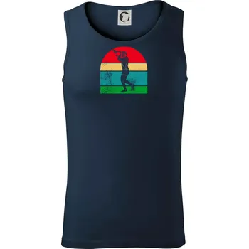 Hurling vintage - Tílko pánské Core - XL ( Námořní modrá (velmi tmavá - téměř černá) )