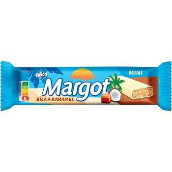 Čokoláda Margot mini bílá s karamelem 40g