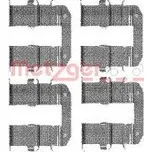 Sada příslušenství, obložení kotoučové brzdy, 109-1734