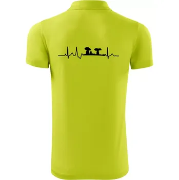 Pánská košile EKG houbař - Polokošile Victory sportovní (dresovina) - 2XL ( Limetková )