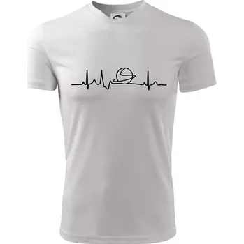 Ekg padel míček - Dětské triko sportovní (dresovina) - 146 cm/10 let ( Bílá )