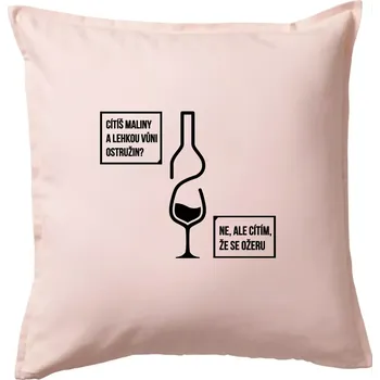 Polštář Cítím, že se ožeru - Polštář 50x50 - 50x50 - Pouze potah ( Světle růžová )