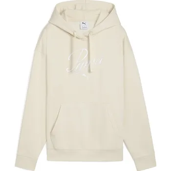 Dámská mikina Dámská Mikina PUMA ESS SCRIPT COMFORT HOODIE FL 68807287 – Béžová S