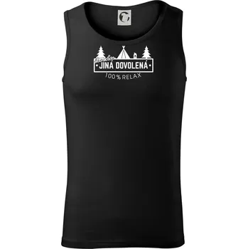 Trochu jiná dovolená stan - Tílko pánské Core - XL ( Černá )