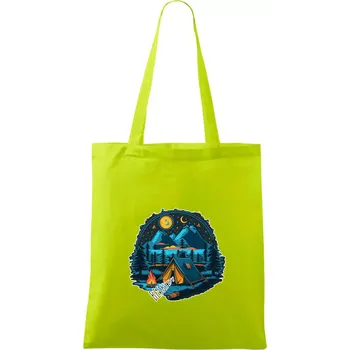 Beskydy pod stanem - Taška bavlněná - 42 x 38 cm ( Limetková )