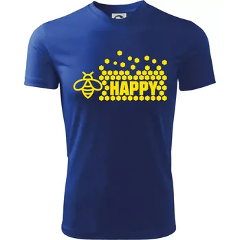 Chlapecké tričko Bee Happy - Dětské triko sportovní (dresovina) - 122 cm/6 let ( Královská modrá )