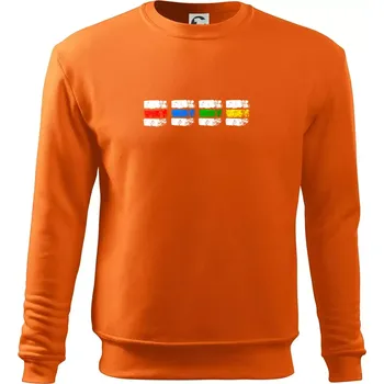 Pánská mikina Turistické značky všechny - Mikina Essential pánská - M ( Oranžová )