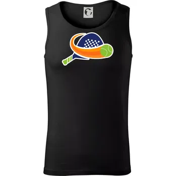 Pánské termoprádlo Padel logo barevné - Tílko pánské Core - 2XL ( Černá )