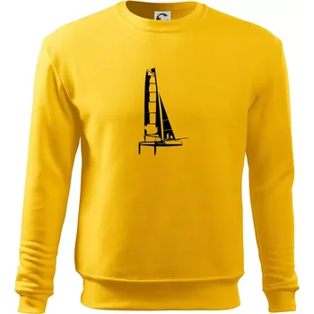 Pánská mikina Katamarán z boku - Mikina Essential pánská - M ( Žlutá )