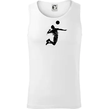 Volejbal splash jednoduchý - Tílko pánské Core - XL ( Bílá )