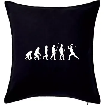 Polštář Evoluce hurling - Polštář 50x50 - 50x50 - Pouze potah ( Černá )