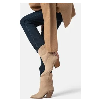 Dámské kozačky L37 Polokozačky NOTHING LEFT TO SAY Béžová 41