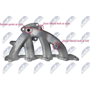 Koleno, výfukový systém, BKW-DW-001