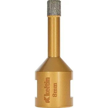 Vrták Vrták diamantový korunkový, závit M14 do úhlové brusky průměr 8 mm, GEKO