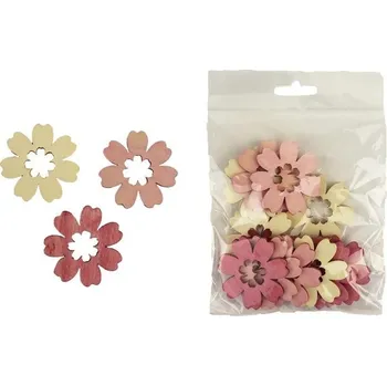 Velikonoční dekorace Dekorační kytky 12ks D2975