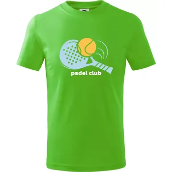 Padel club - Tričko dětské bavlněné - 98 cm / 2 roky ( Apple Green )