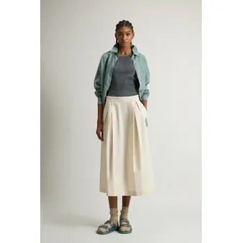 Dámská sukně SUKNĚ WOOLRICH EASY FULL SKIRT LIGHT OAK