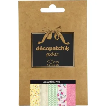 Set školních potřeb DECOPATCH papír sada č. 18 (5 ks)