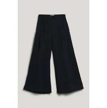 Dámské kalhoty KALHOTY GANT FLUID CULOTTE PANTS EVENING BLUE