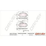 Sada brzdových destiček, kotoučová brzda, DP1010.10.0879