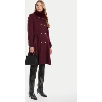 Dámský kabát Rinascimento Kabát pro přechodné období CFC0125794003 Bordó Regular Fit S