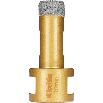 Vrták Vrták diamantový korunkový, závit M14 do úhlové brusky průměr 16 mm, GEKO