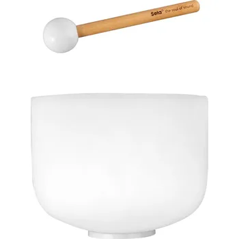Sela 10" Crystal Singing Bowl Frosted G - 440 Hz + prodloužená záruka 3 roky