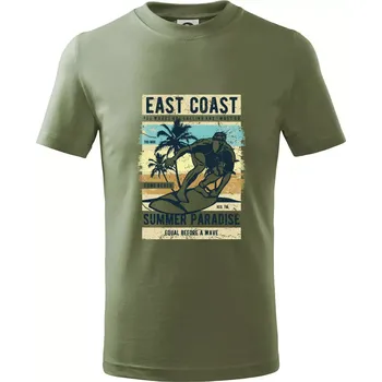 Dětská móda East Coast - Tričko dětské bavlněné - 134 cm/8 let ( Khaki )