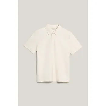 Pánská košile POLOKOŠILE GANT TWILL TEXTURE SS POLO CREAM