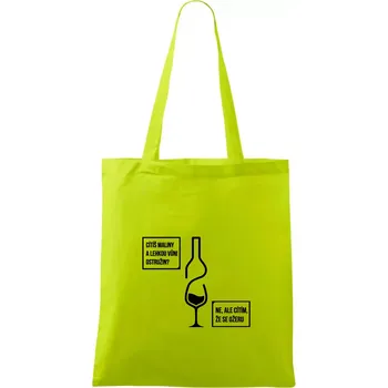 Cítím, že se ožeru - Taška bavlněná - 42 x 38 cm ( Limetková )