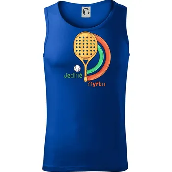 Padel jedině čtyřku - Tílko pánské Core - L ( Královská modrá )