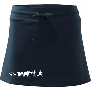 Dámské oblečení Bojové umění od pravěku - Sportovní sukně - two in one - XS ( Námořní modrá (velmi tmavá - téměř černá) )