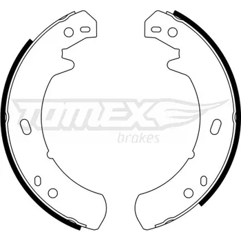 Brzdová čelist Sada brzdových čelistí, TX 23-24