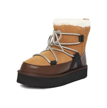 Dámská zimní obuv Sněhule DeeZee DZN-024 Hnědá 37