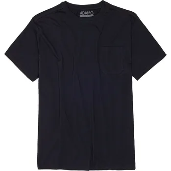 Pánské tričko ADAMO tričko pánské 139055 regular fit nadměrná velikost 5XL tmavě modrá
