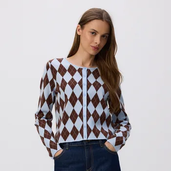 Dámský svetr Reserved - Svetr se vzorem - vícebarevná - 398GP-MLC - 398GP-MLC-L