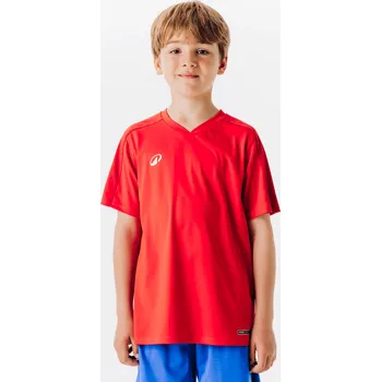 KIPSTA Dětský dres Essential Club 4-5 LET VÍNOVÁ|ČERVENÁ