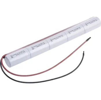 Nabíječka baterií Mexcel Inline L1x5 Akupack 5 x Velké mono odolné vůči vysokým teplotám, s kabelem, Flat-Top Ni-Cd 6 V 4000 mAh