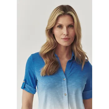 Dámská košile Tatuum DÁMSKÁ KOŠILE S PŘECHODOVÝM VZOREM A VYHRNOVACÍMI RUKÁVY - TETI 2