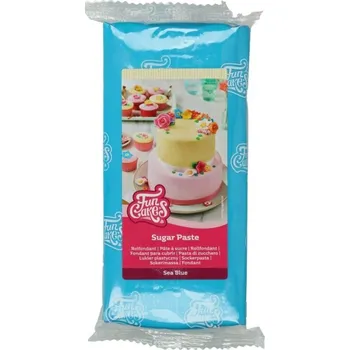 Funcakes FunCakes potahový fondán Sea Blue - mořská modrá - 1kg