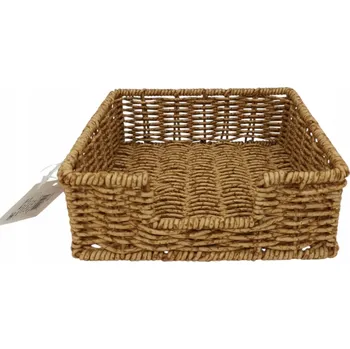 Úložný box KOŠÍK ORGANIZÉR TECHNORATTAN ČTVERCOVÝ KOŠ ORGANIZÉR 18x18CM