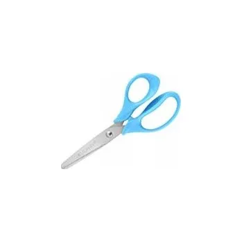 Kancelářské nůžky Nůžky pro leváky pro děti s měkkým úchopem – modré