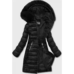 Černá lehká dámská bunda pro přechodné období (b8058-1) odstíny černé M (38)