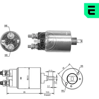 Startér Elektromagnetický spínač, startér, ZM2981