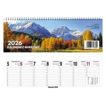 Diář Kalendarz 2026 Biurkowy Tygodniowy 29x10cm