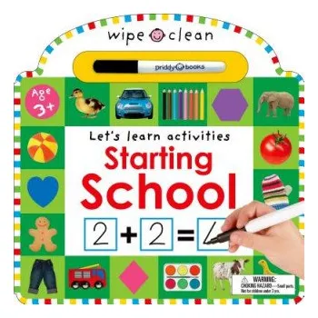 Kniha WIPE CLEAN STARTING SCHOOL – Roger Priddy (EN)