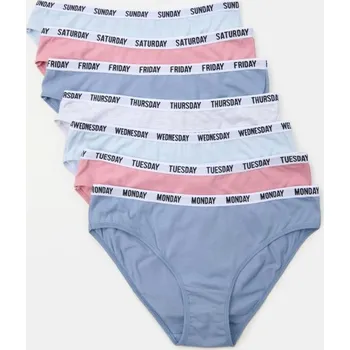 Kalhotky Sinsay - Kalhotky 7 pack - vícebarevná - 974EZ-MLC - 974EZ-MLC-L