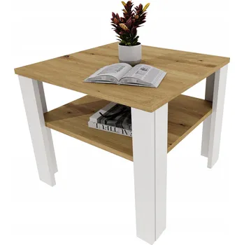 Konferenční stolek Konferenční stolek Perfektciecie čtvercový 53 x 53 x 47 cm dub artisan