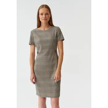 Dámské šaty Tatuum POUZDROVÉ PLÁTĚNÉ KOSTKOVANÉ ŠATY HIPI